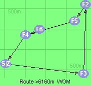 Route >6160m  WOM