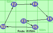 Route >6350m