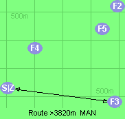 Route >3820m  MAN