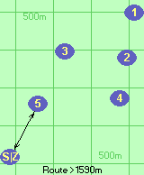Route >1590m